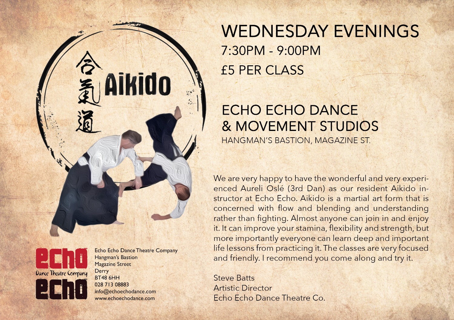 Aikido e-flyer